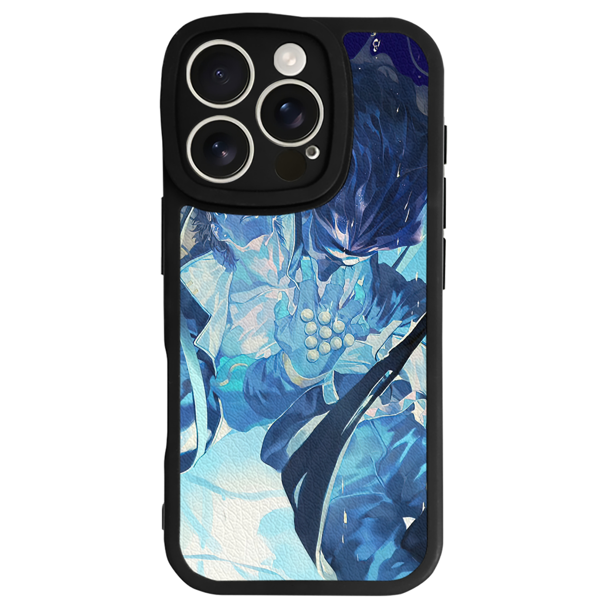 （画像用） ジョジョの奇妙な冒険 JoJo's Bizarre Adventure 【iPhone 16シリーズ対応】シリコンスマホケース（レザー調） 材質：シリコン